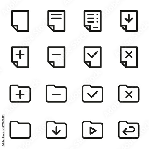 Black Marketing Icon collection vector illustration mega icons