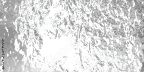 Abstract artistic texture with grayscale color scheme and organic watery shapes and light effects