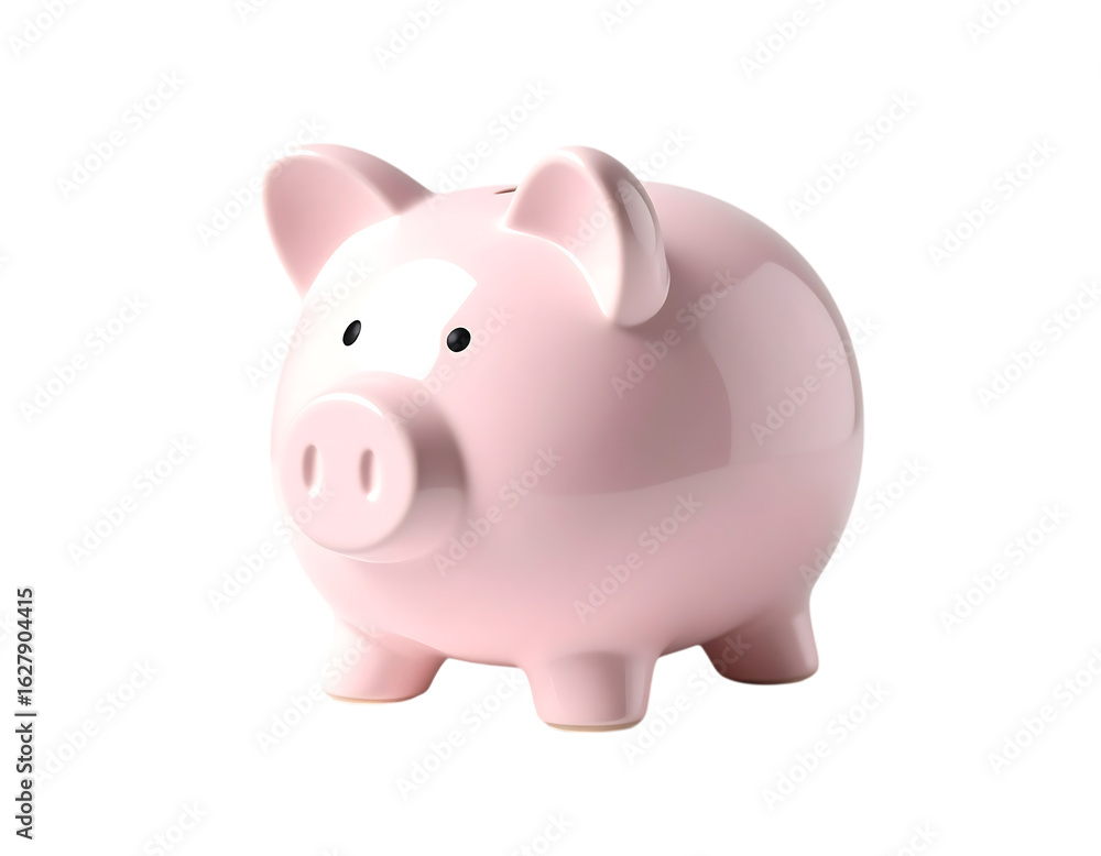 Cute Glossy Piggy Bank for Saving Money and Personal Finance Needs Cute Glossy Piggy Bank for Saving Money and Personal Finance Needs