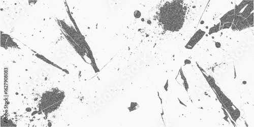 Grungy paper with a stipple threshold texture and light scratch marks scattered surface.