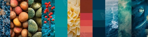 Palette di colori digitali ispirata alla natura