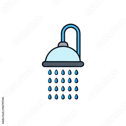 vector illustration of an electric lamp