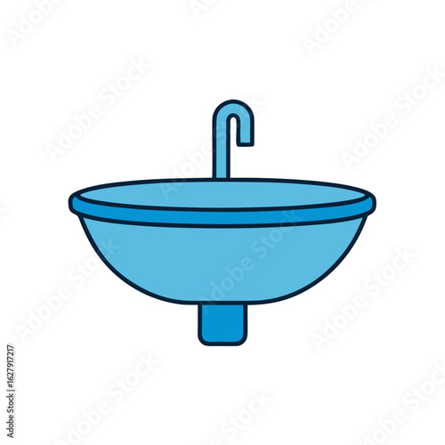 toilet bowl isolated on white background