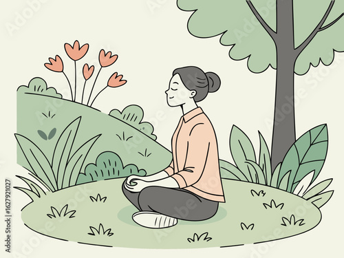 girl in the garden