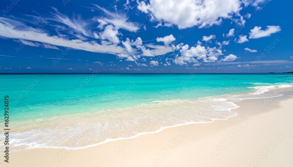 Fototapeta premium tropical beach with blue sky