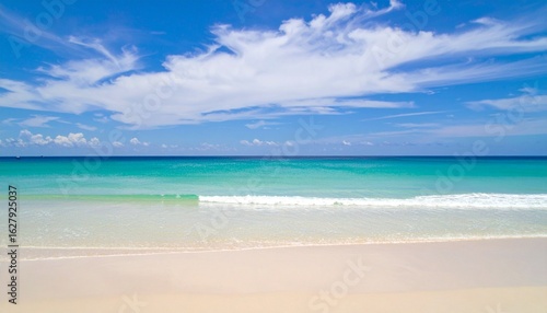 Wallpaper Mural tropical beach with blue sky Torontodigital.ca