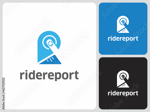 parking report logo vector