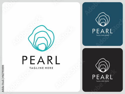 abstract shellfish logo vector