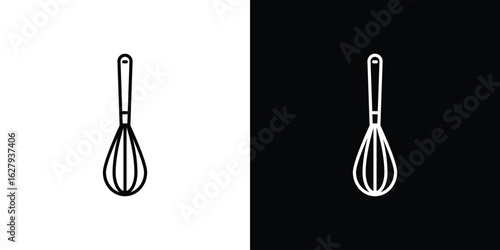 Egg beater icon graphic, editable stroke. Suitable for website design, logo, app, template, and ui ux.