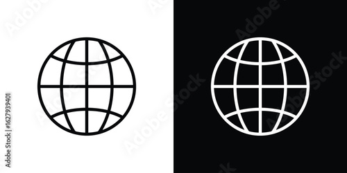 Browser icon graphic, editable stroke. Suitable for website design, logo, app, template, and ui ux.