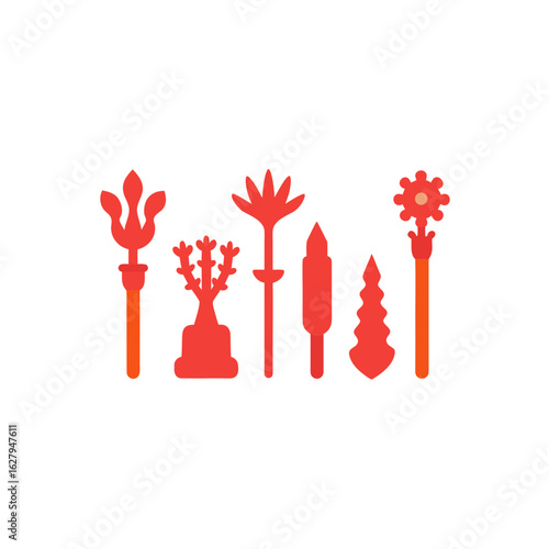  different coral carver set  