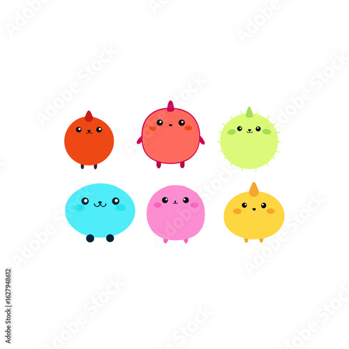different puffy puffer pet set   