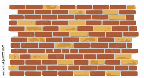 red brick wall