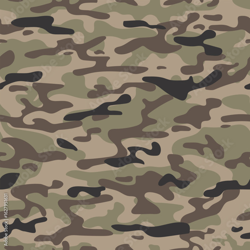 green and sand camouflage deformation pattern for military army camouflage uniform