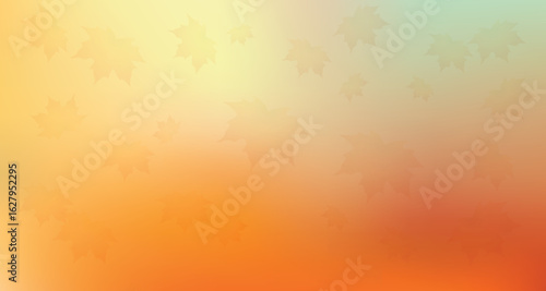 Modern Autumn Background Template Orange and cream gradation color artwork art simple modern.