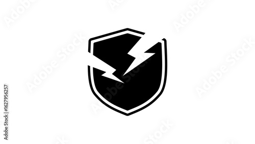 painkiller symbol, black isolated silhouette