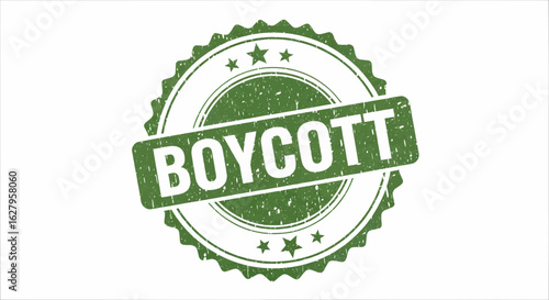 Boycott grunge rubber stamp seal vector illustration design.