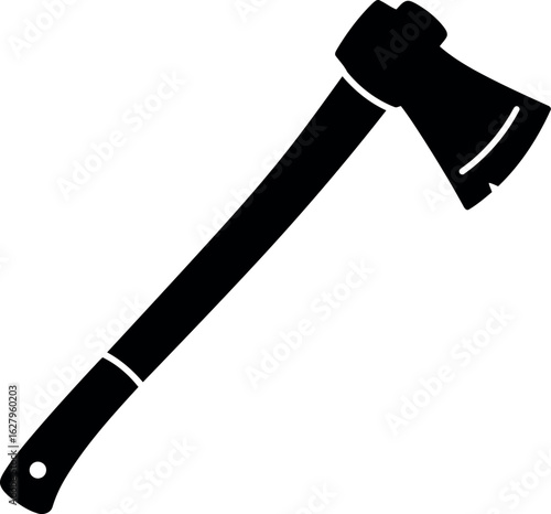 Black axe silhouette