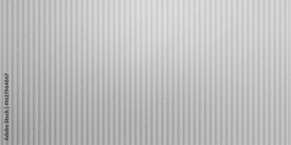 Obraz premium Soft, blurred ribbed glass effect with gray vertical stripes, a transparent window overlay Abstract vertical gradient texture offers a sleek, modern aesthetic ideal for backgrounds, doors, banners.