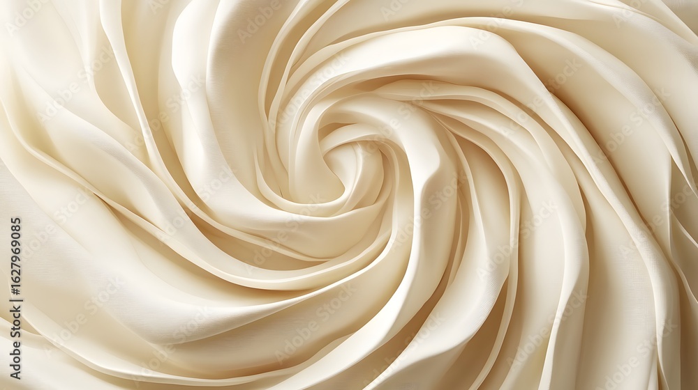 Obraz premium a fabric arranged in a spiraling pattern,3d soft pop.