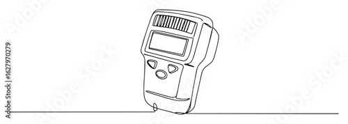 vector illustration of welding mask helmet outline