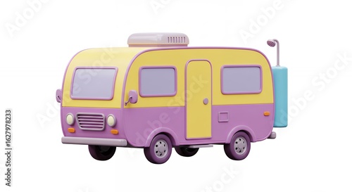 Wallpaper Mural Retro camper van illustration Torontodigital.ca