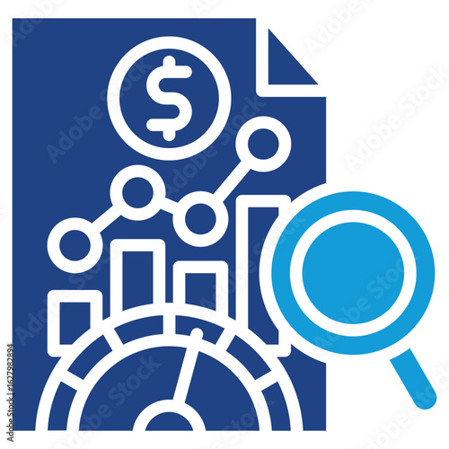 Economic Indicator glyph color icon