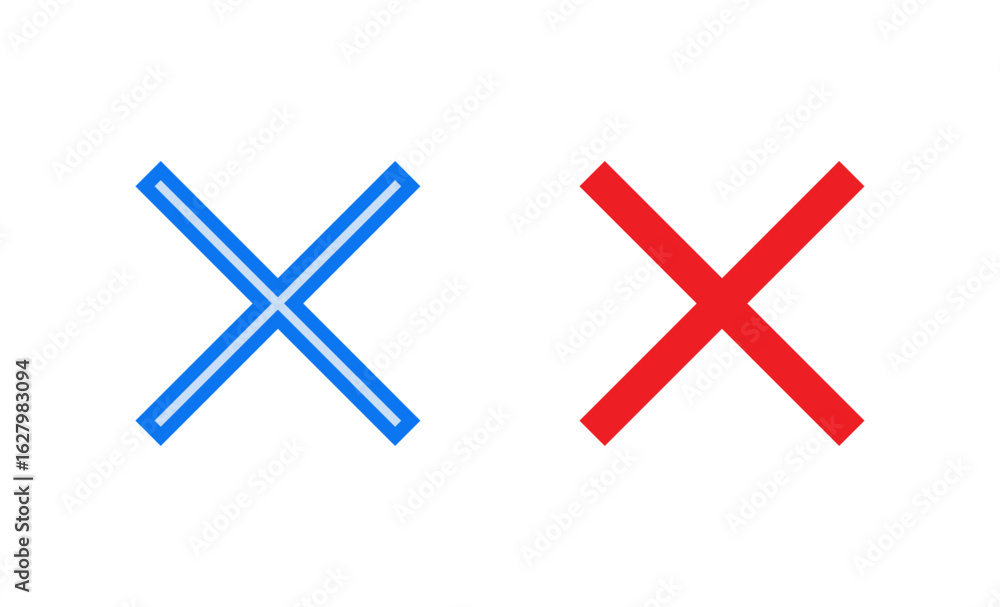 Obraz premium Close icon vector illustration. Delete sign and symbol. cross sign