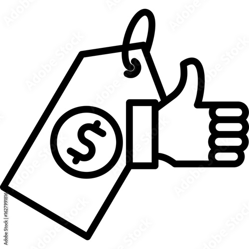 Tariff line icon