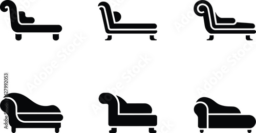 Various chaise lounges