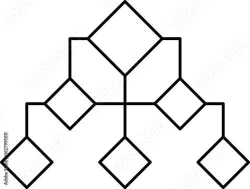 People Teamwork icon collection. Scheme of staff management, people management, management pyramid, Corporate Hierarchy Pyramid with Team Leader icons set. Vector illustration.