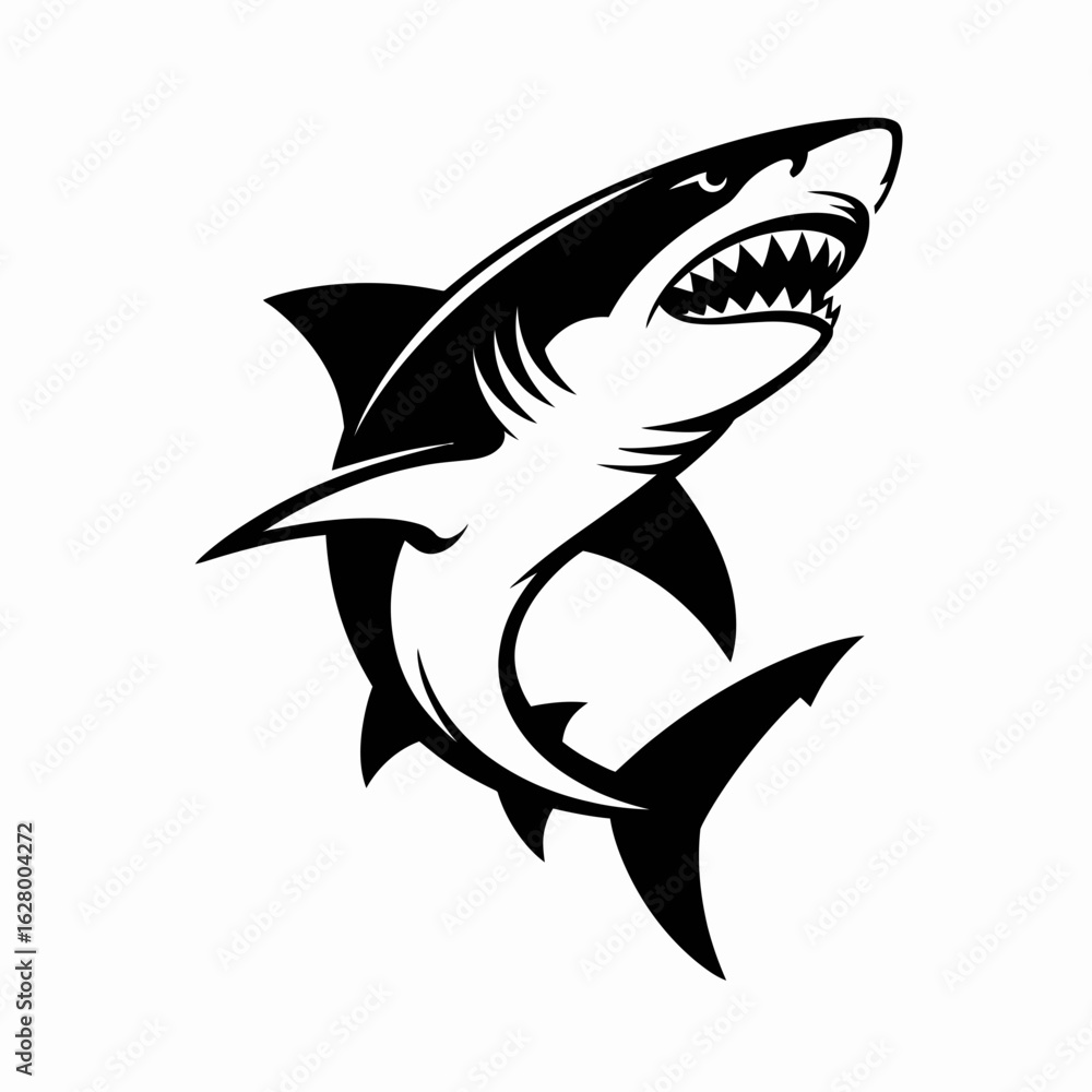 Obraz premium shark vector illustration