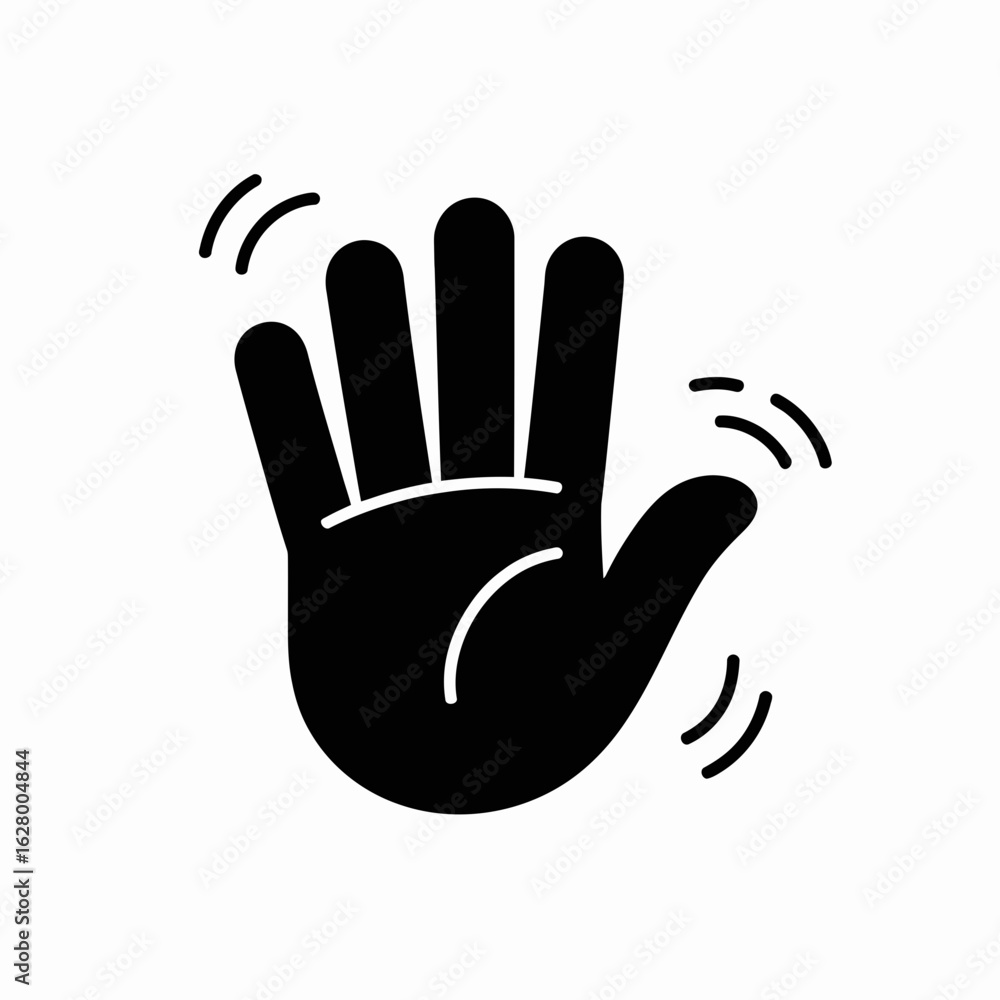 Obraz premium hand symbol vector