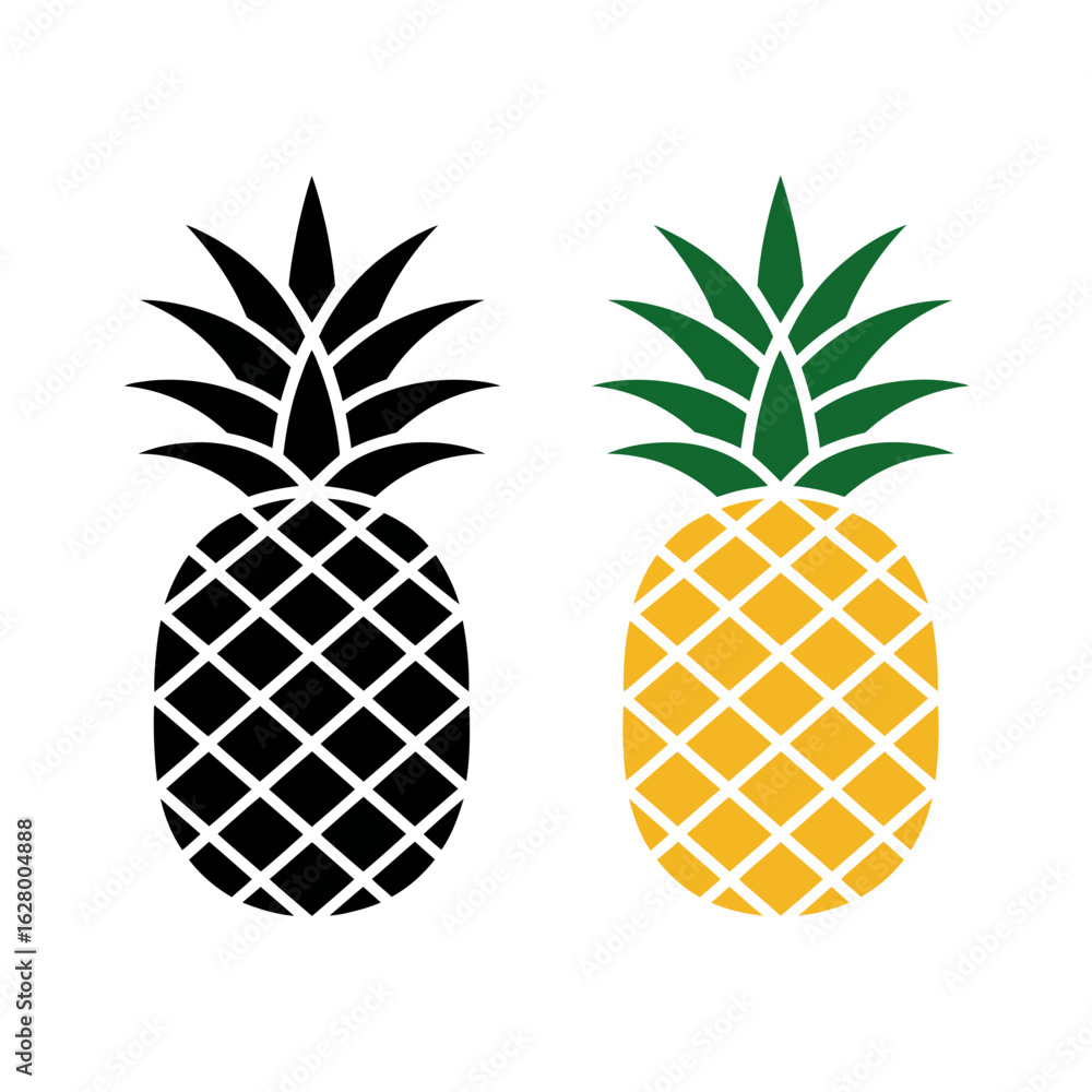 Obraz premium set of pineapple