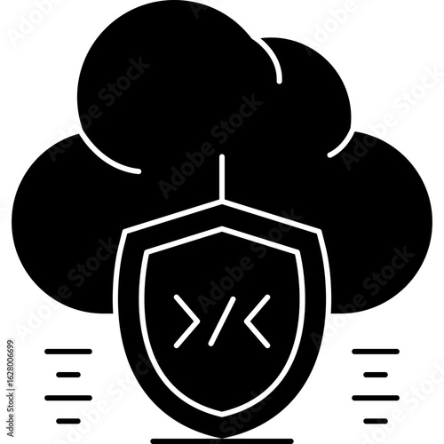 Cyber Security Icon Vector Element