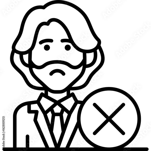 Candidate Icon Vector Element