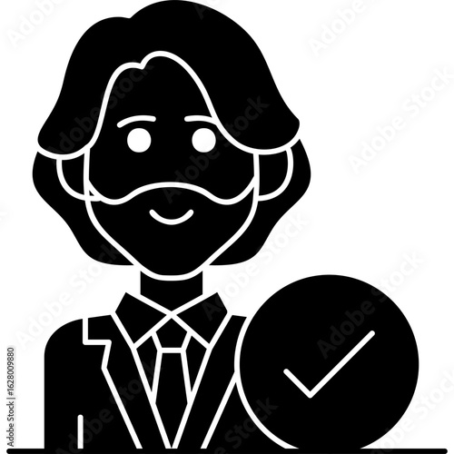 Candidate Icon Vector Element