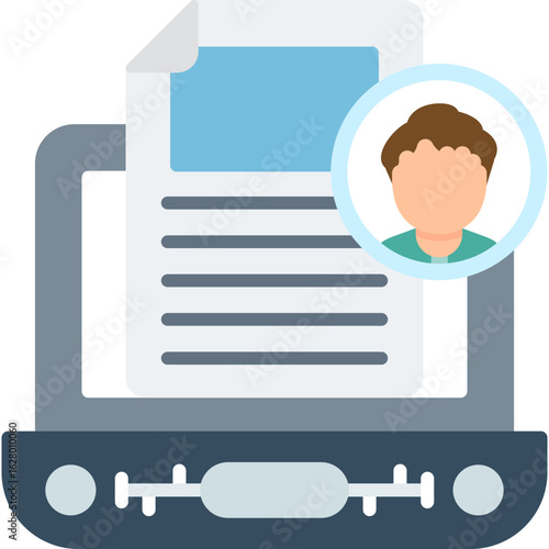 Candidate Icon Vector Element