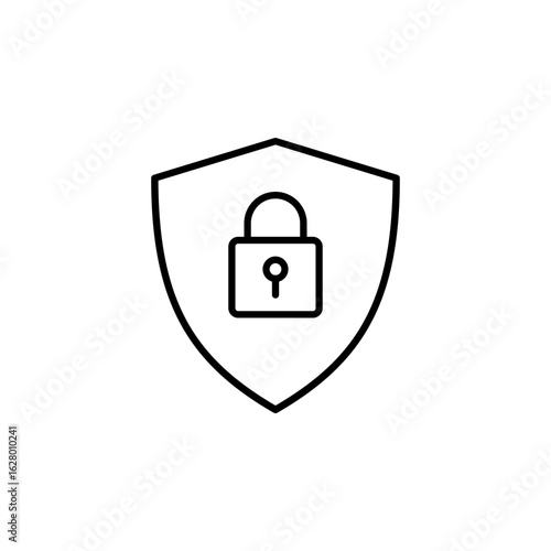 Security Lock Icon for Digital Protection