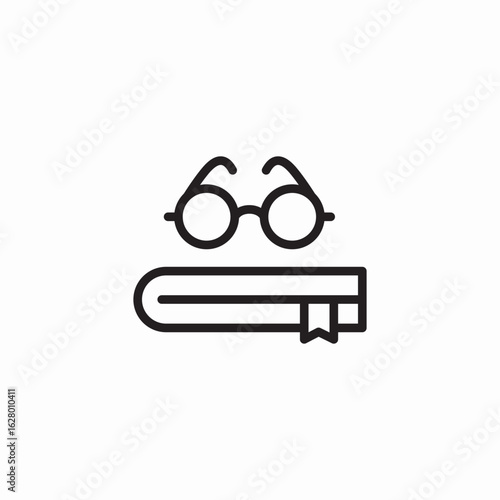 reading glasses icon sign vector
