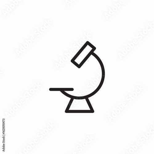research microscope icon sign vector
