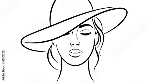 Silhouette of a person holding a large umbrella standing