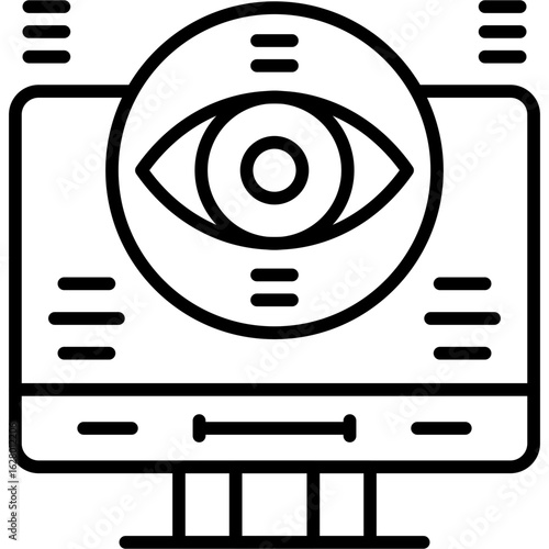 Impression Rate Icon Vector Element