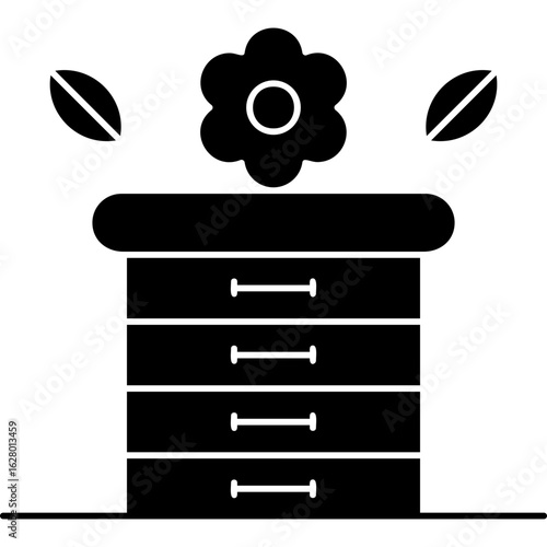 Night Stand Icon Vector Element