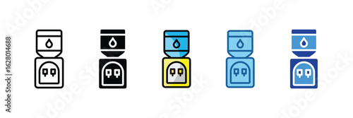 Water Cooler  Icon Element For Design