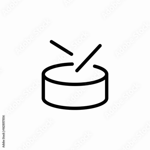 drum beat icon sign vector
