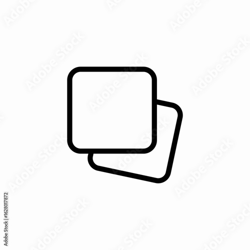 file media pile icon sign vector