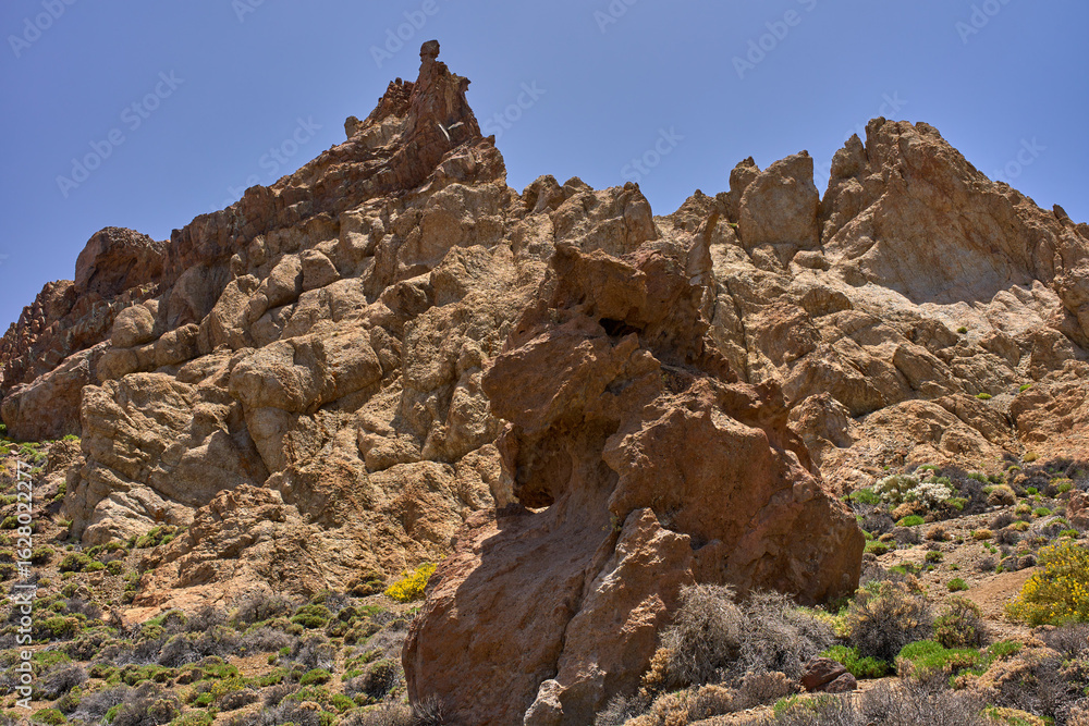 Fototapeta premium Volcanic cliffs of Roques de Garcia