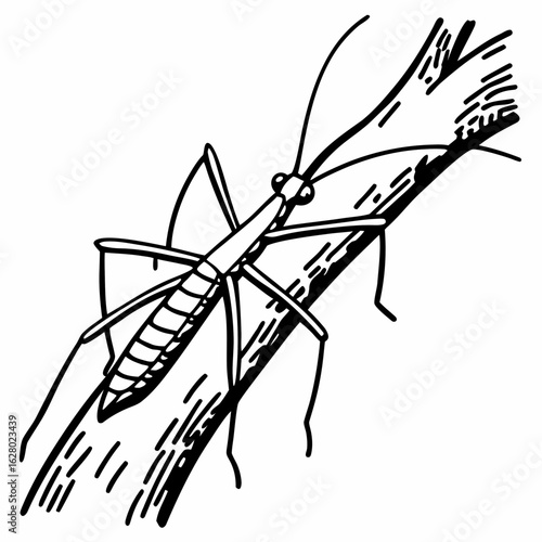 A macro closeup of a small mosquito on a green leaf
