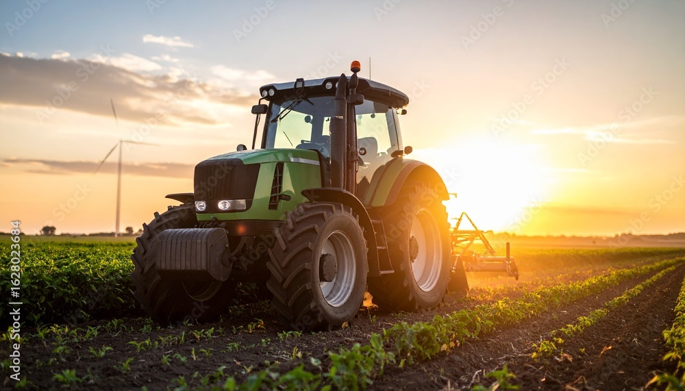 Fototapeta premium agricultural machine mockup